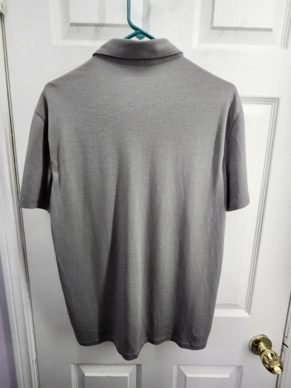 John Varvatos Gray Polo shirt M - Picture 2 of 6